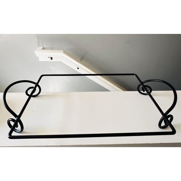 JCPenney Home Collection Ceramic Serving Dish with Black Metal Stand - Picture 8 of 8